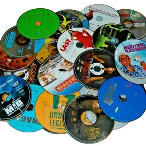 LOT OF 35 BULK DVD Movies  (DISCS ONLY)